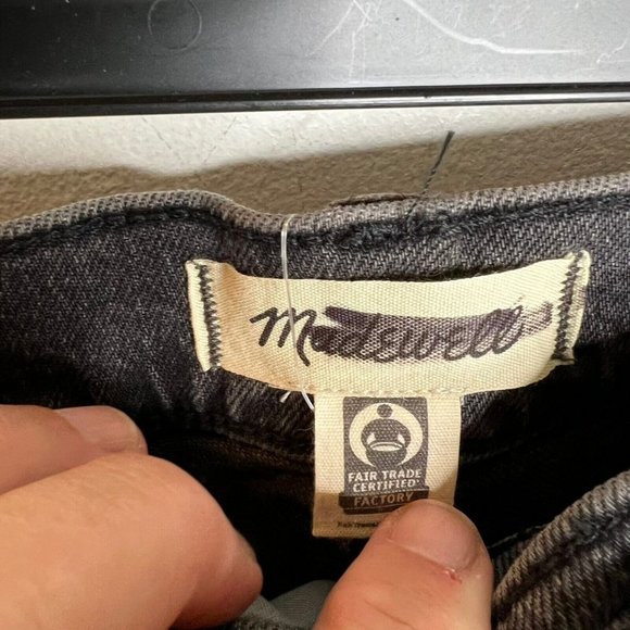 Madewell Petite Perfect Wide Leg Crop Jean Benley Wash Size P32 - Picture 6 of 7